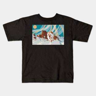 Snowy mountains Kids T-Shirt